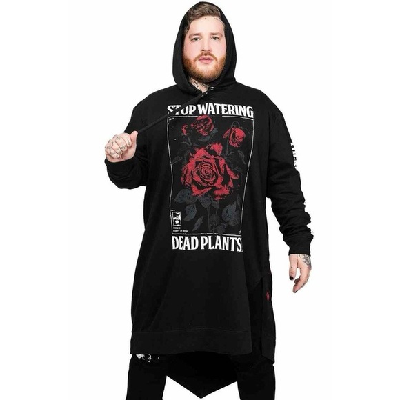 KILLSTAR Dead Rose Hoodie Unisex - Goth - Picture 2 of 4